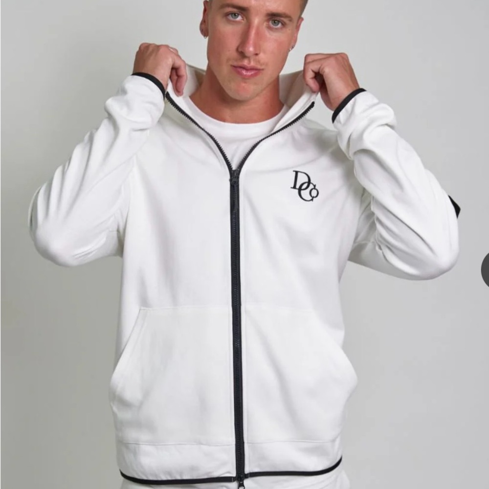 Authentic Draco Tech Tracksuit New White size Small